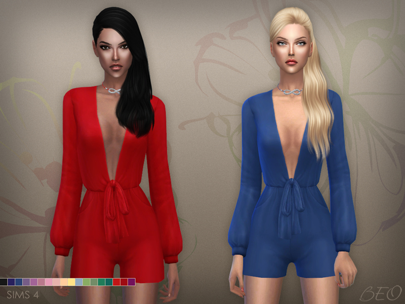 Playsuit (S3 conversion) for The Sims 4 by BEO